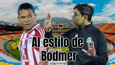 El delantero habló después de la derrota. Fondo tomado de Telemedellín, de Bacca de Transfermarkt y de Bodmer de El Colombiano.