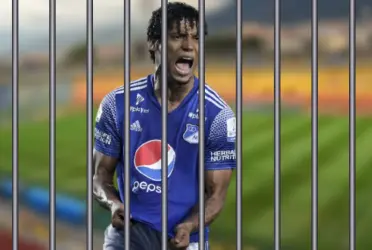 A la altura del segundo tiempo, el volante samario potragonizó una acción polémica sobre un rival.