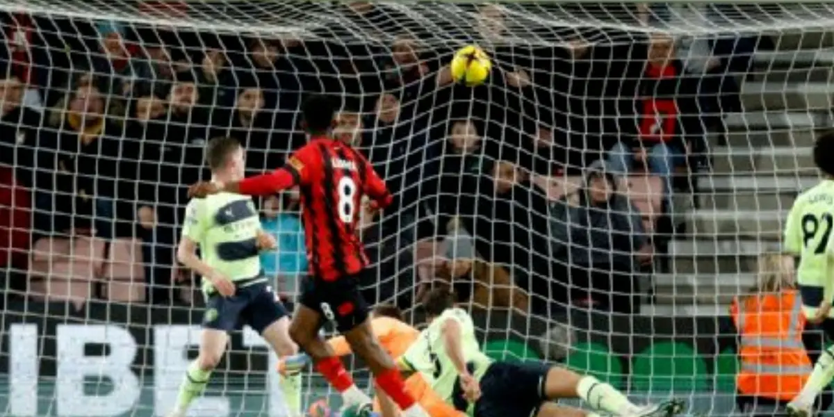A pesar del gol de Jefferson Lerma, Bournemouth fue goleado por Manchester City