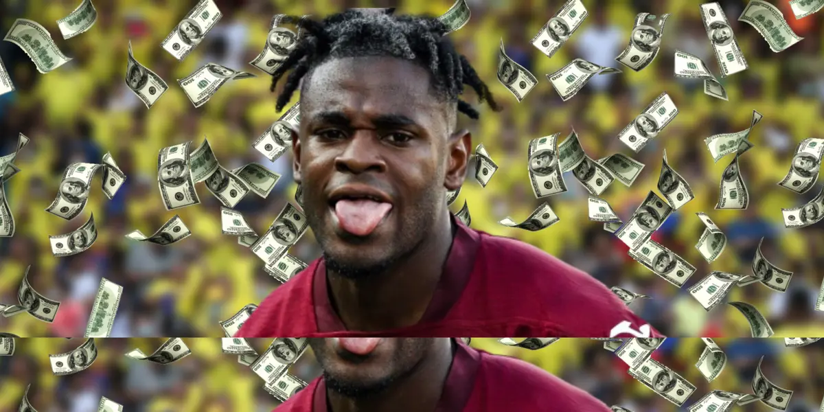 A pesar de estar lejos del mejor nivel que ha mostrado, el delantero colombiano tiene un gran sueldo.