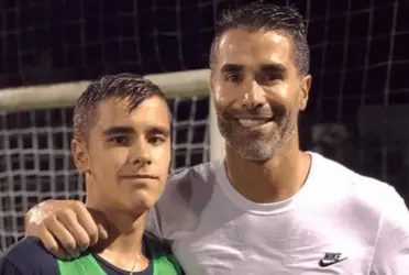 A pesar de su exitosa trayectoria, el padre no tuvo un sobresaliente desempeño estadístico en la Selección Colombia.