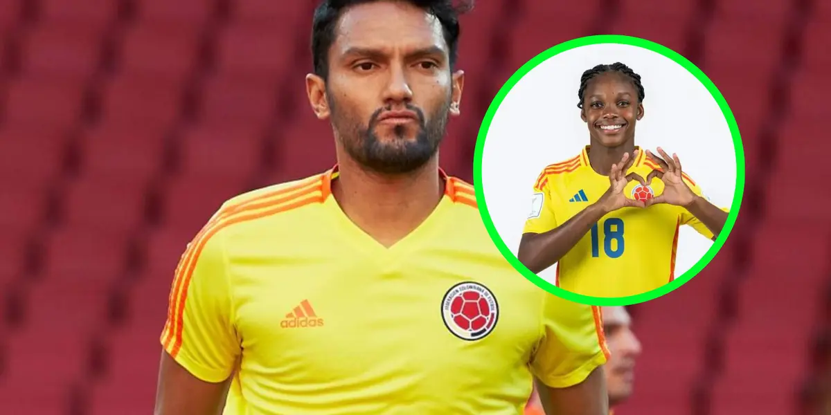 Abel Aguilar y Linda Caicedo Foto: FCF Selección Col