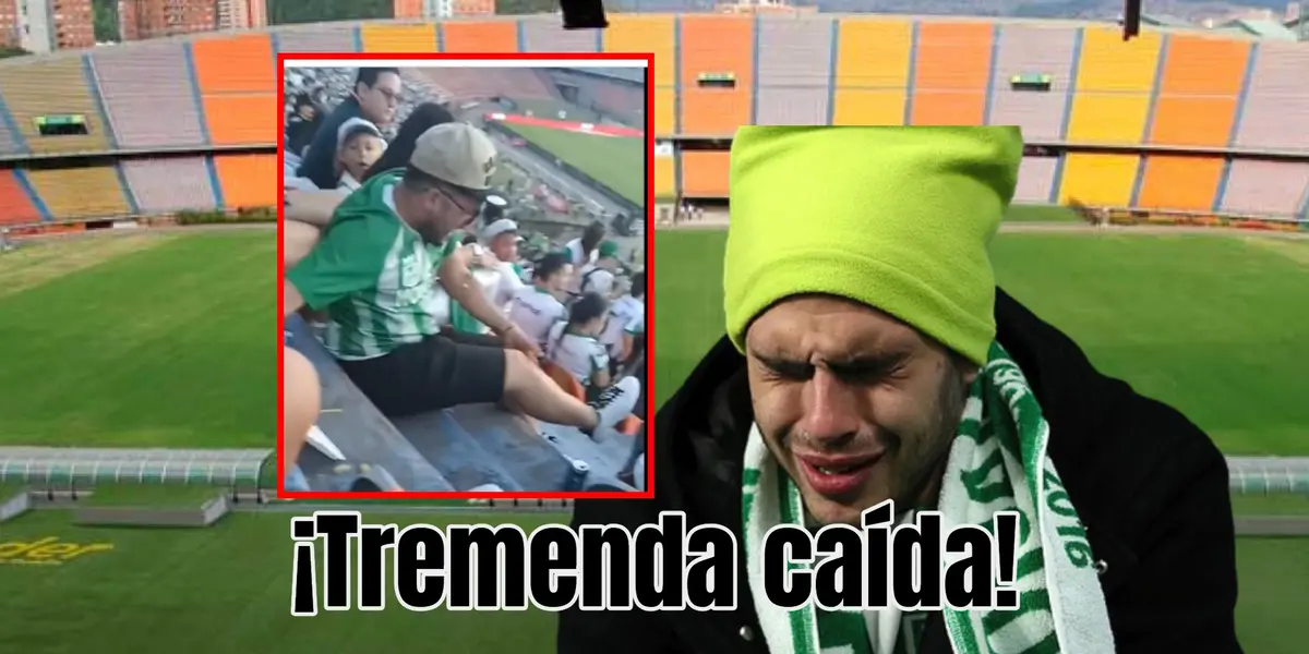 Además de golpearse fuertemente, se le cayó la comida que llevaba en sus manos. FOTOS DE EL HERALDO