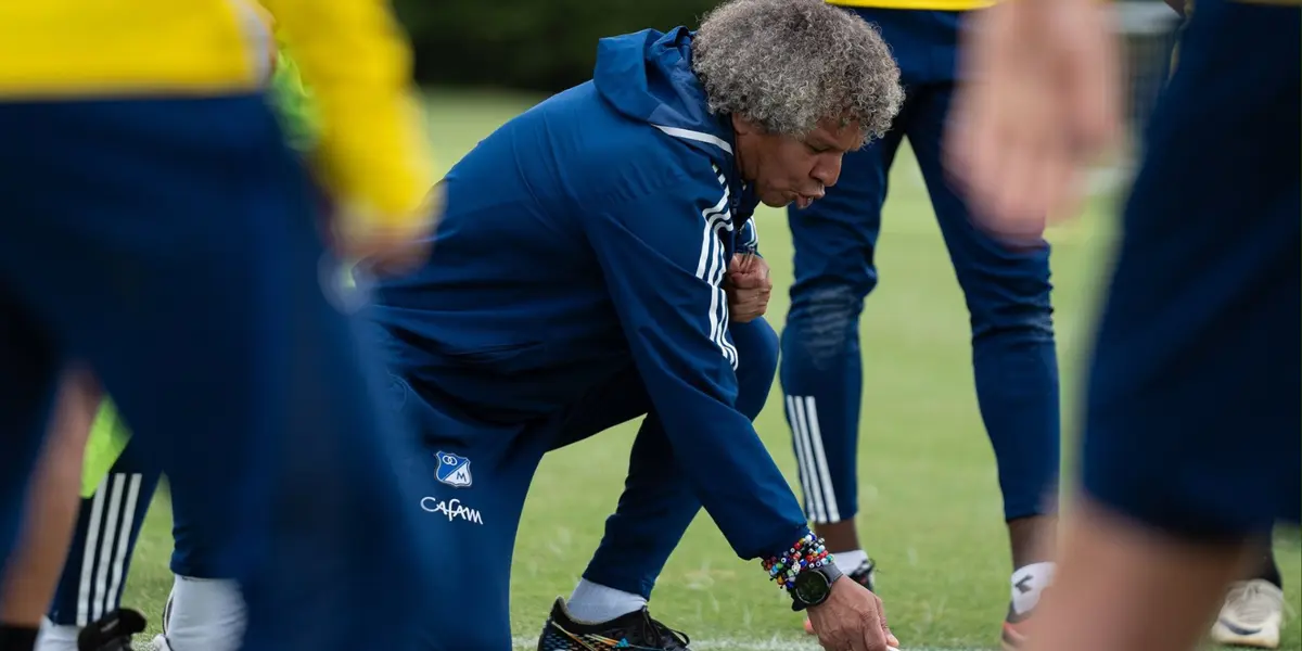 Alberto Gamero. Foto: redes de Millonarios.