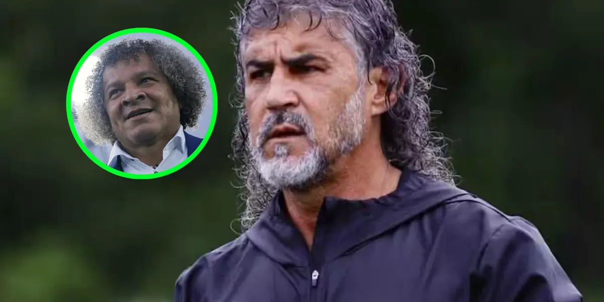 Alberto Gamero y Leonel Álvarez Foto: Millonarios FC y Emelec