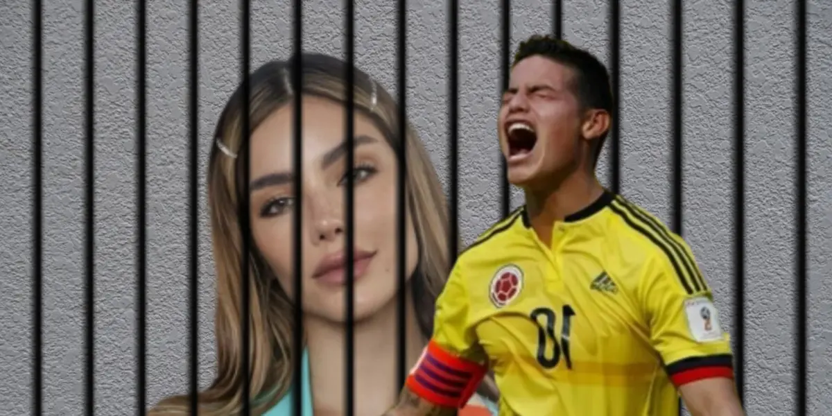 Aleska Génesis y James Rodríguez.