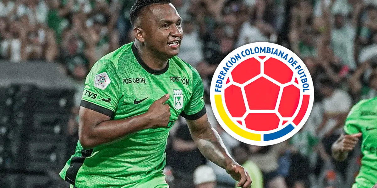 Alfredo Morelos, una de las figuras de Atlético Nacional en la tarde Foto: Nacionalfocial y Escudoteca