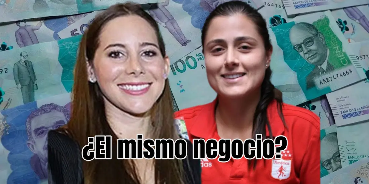 Ambas manejas sus clubes. Foto de fondo tomada de Semana y de Gómez y Ardila de Blu Radio.