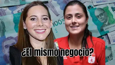 Ambas manejas sus clubes. Foto de fondo tomada de Semana y de Gómez y Ardila de Blu Radio.