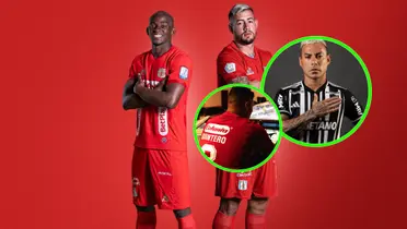 América de Cali, Juan Fernando Quintero y Eduardo Vargas Foto: América y Captura de Libertadores