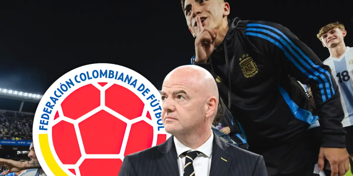 Argentina en problemas, la FIFA ayudaría a la Selección Colombia por esta razón Foto: AFA, Escudoteca y FIFA