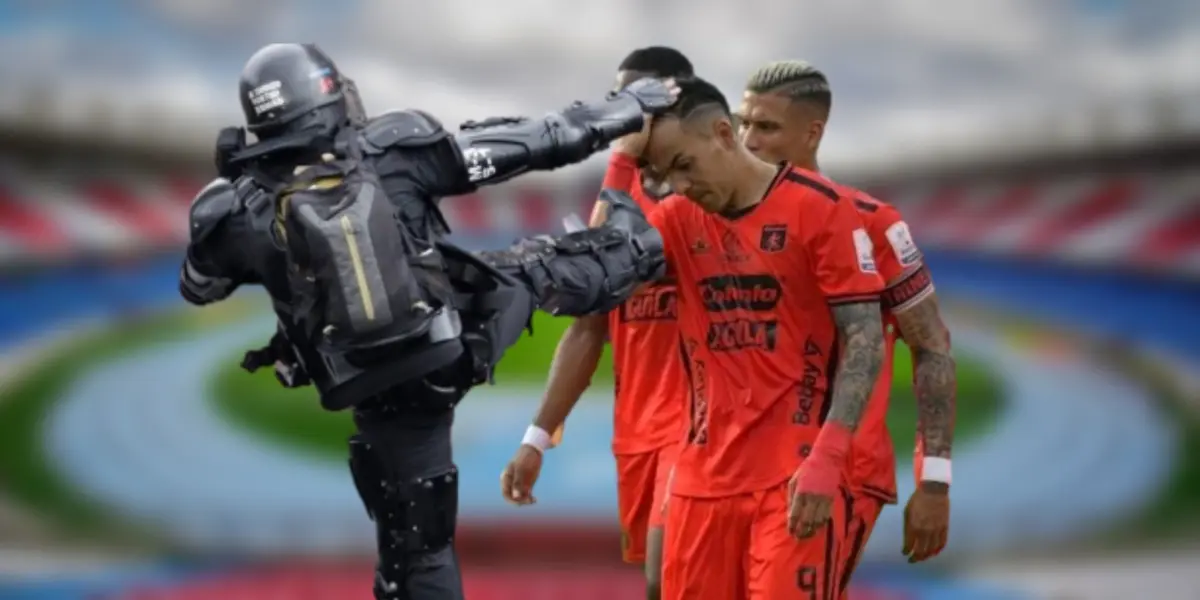 Así quedó evidenciado en varios videos cuando ya los futbolistas se iban a marchar del estadio.