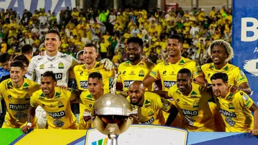 Atlético Bucaramanga, golpeado: la pésima noticia que podría afectar su debut en la Copa Libertadores. Foto: Atlético Bucaramanga y CONMEBOL