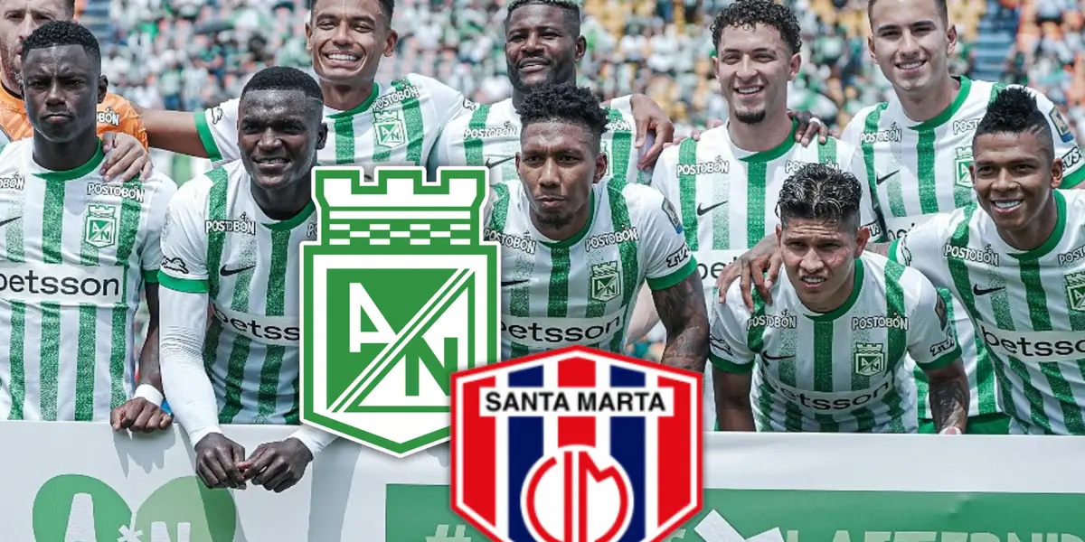Atlético Nacional no toma buenas decisiones ante Unión Magdalena Foto: Nacionaloficial y Escudoteca