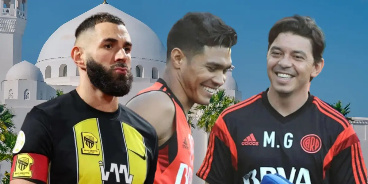 Benzema, Teófilo Gutiérrez y Marcelo Gallardo.