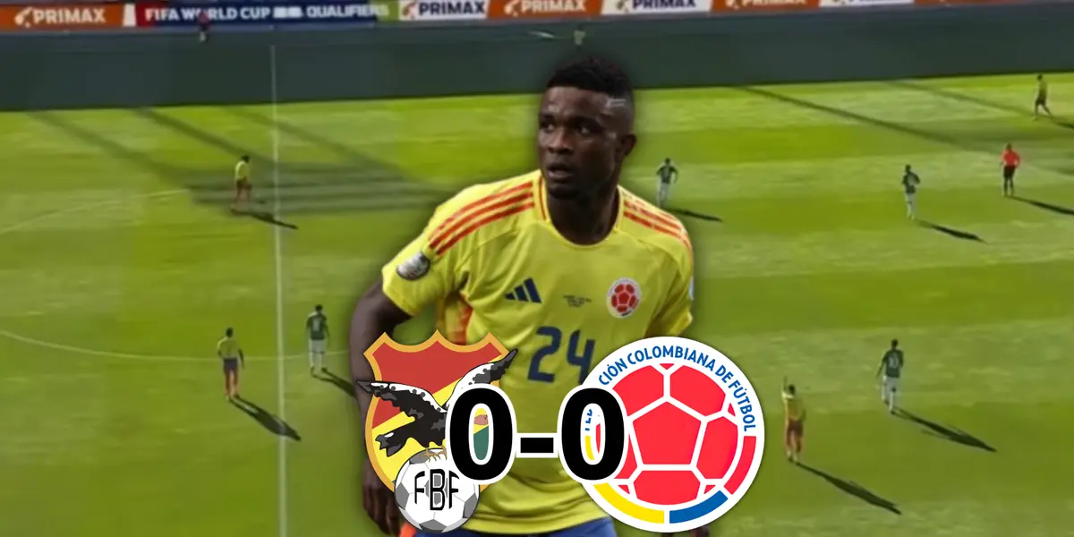 Bolivia vs Colombia Foto: Captura de Fútbol RCN y Escudoteca PN