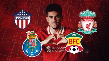 ¡Campeón y con historia! El palmarés de Luis Díaz tras la Premier. Foto: LFC y Escudoteca