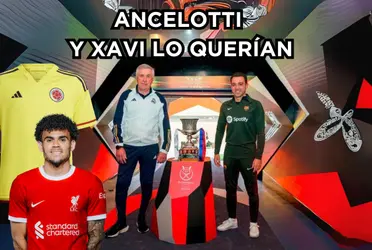 Carlo Ancelotti y Xavi Hernández querían fichar a un jugador colombiano, pero no pudieron.