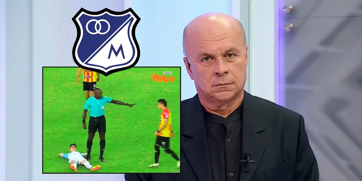 Carlos Antonio Vélez analizando a Millonarios FC