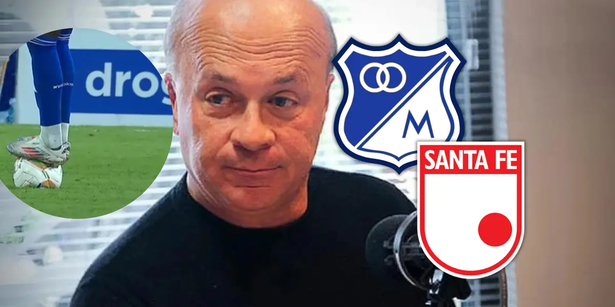 Carlos Antonio Vélez y su sentencia a Neyser Villarreal Foto: RCN radio, Captura de Win Sports y Esudoteca