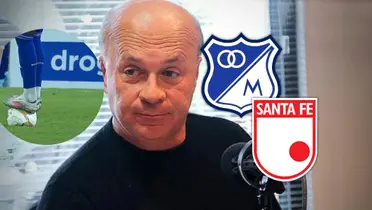 Carlos Antonio Vélez y su sentencia a Neyser Villarreal Foto: RCN radio, Captura de Win Sports y Esudoteca