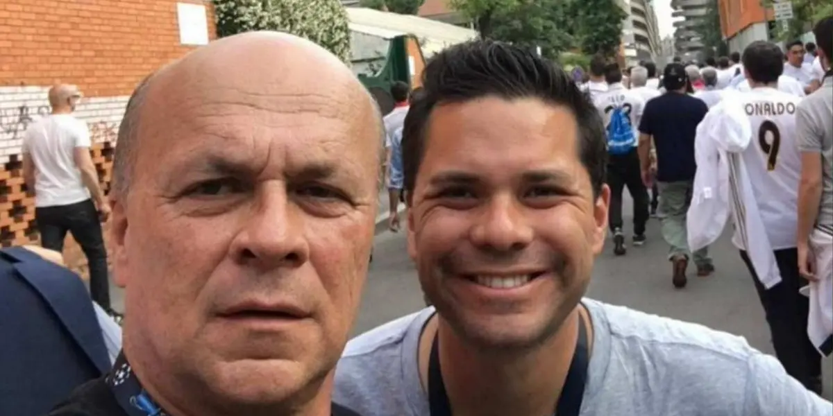 Carlos Antonio y Luis Carlos Vélez. Foto: redes sociales de Luis Carlos Vélez.