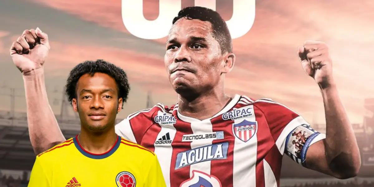 Carlos Bacca con la camiseta del Junior FC