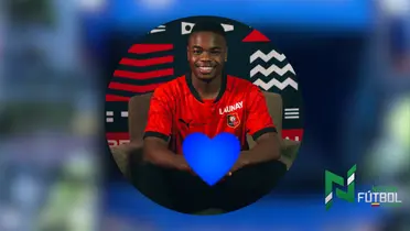 Carlos Gómez. Foto: X de Rennes y Millonarios.