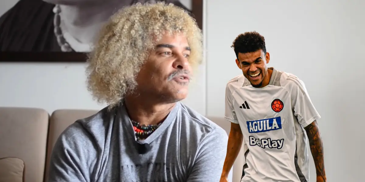 Carlos Valderrama en una entrevista