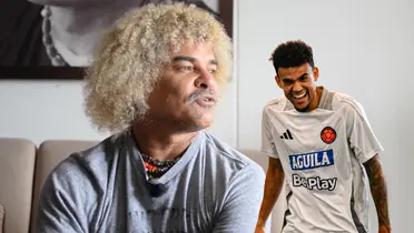 Carlos Valderrama en una entrevista