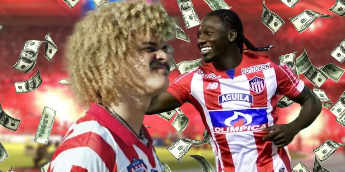 Carlos Valderrama y Yimmy Chará.