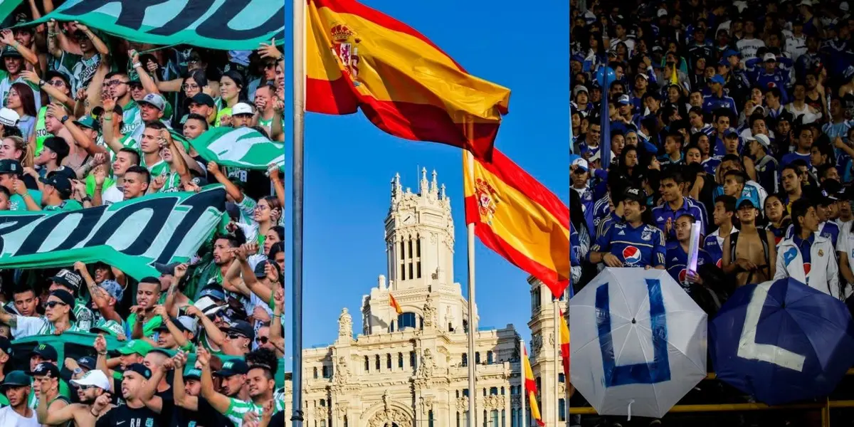 Cerca de 31 personas estuvieron involucradas en un cruce entre las hinchadas del club verde y el cuadro embajador de la capital en España.