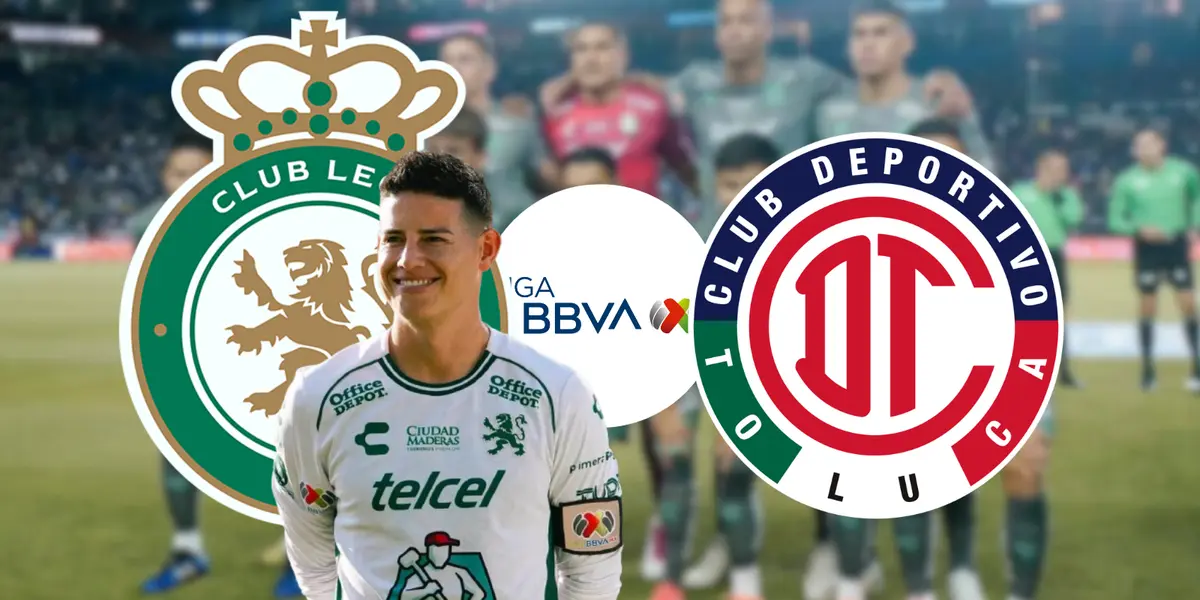 Club León vs Toluca Foto: Liga MX, Escudoteca y Club León
