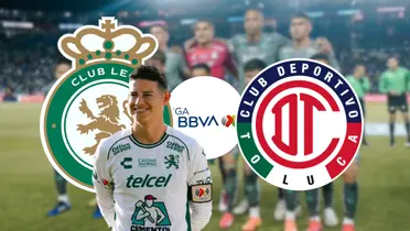 Club León vs Toluca Foto: Liga MX, Escudoteca y Club León