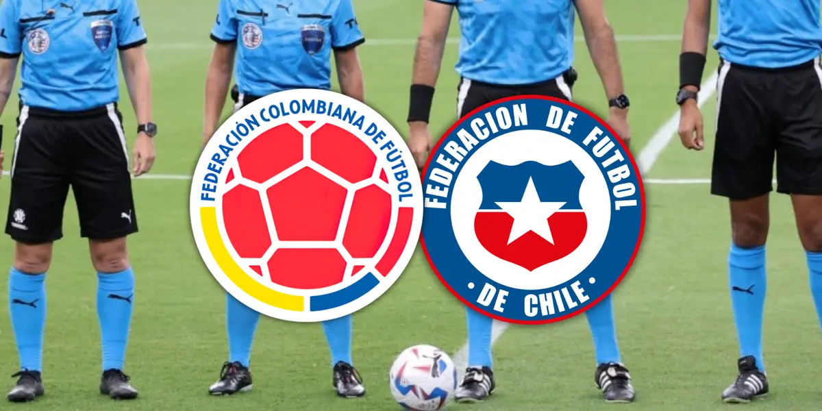 Colombia vs Chile Foto: Conmebol y Escudoteca