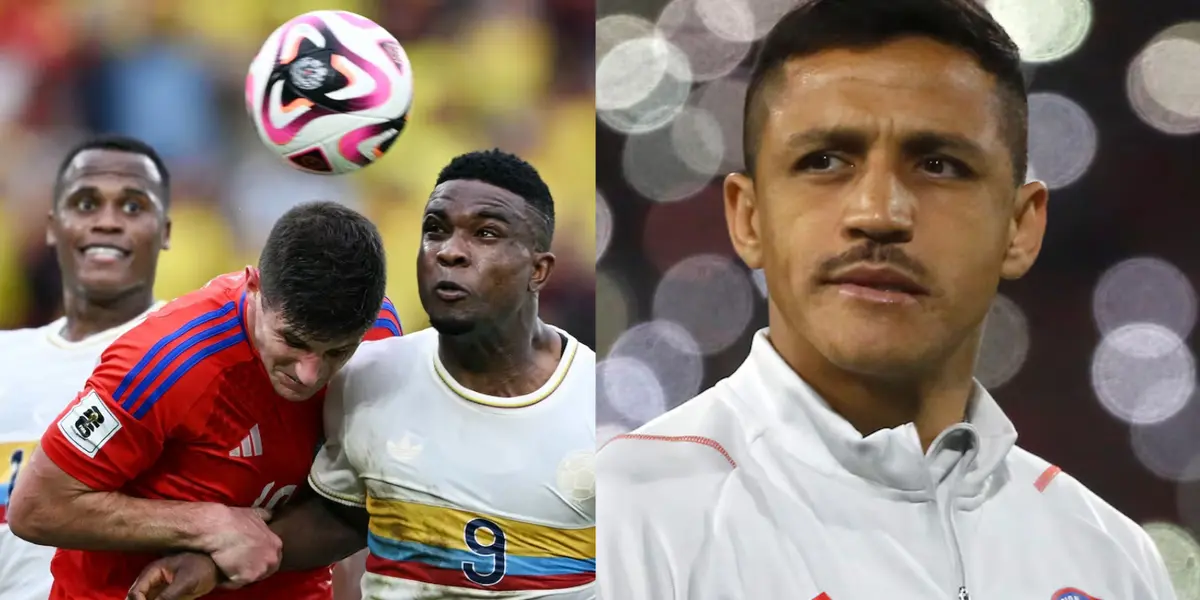 Colombia vs Chile y Alexis Sánchez Foto: Futbolred y La Cuarta