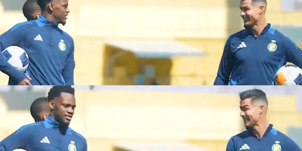 ¡Cristiano Ronaldo y Jhon Jader Durán juntos! Un encuentro que ilusiona a Colombia. Foto: Instagram