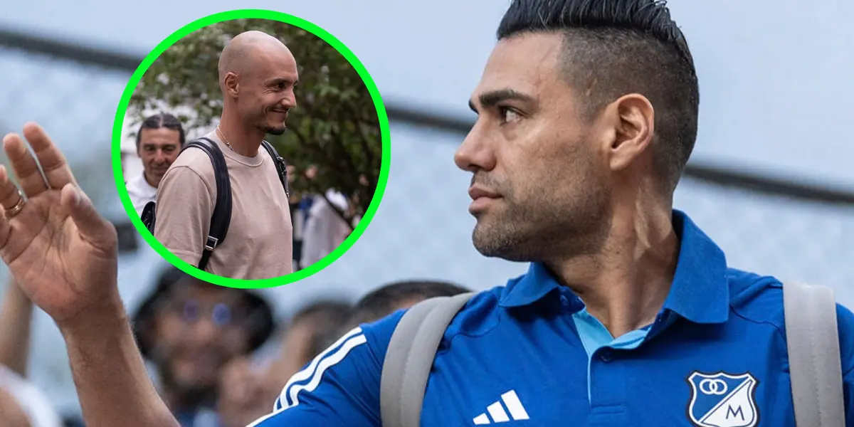 David González y Radamel Falcao García Foto: Millonarios FC