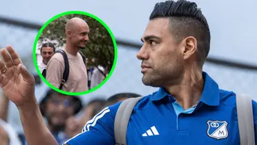 David González y Radamel Falcao García Foto: Millonarios FC