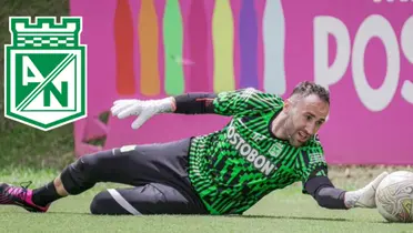 David Ospina. Foto de Ospina de Nacional en X @nacionaloficial.