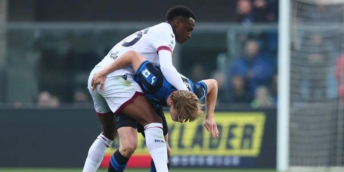 De los tres colombianos en cancha, el único titual fue el defensor central.