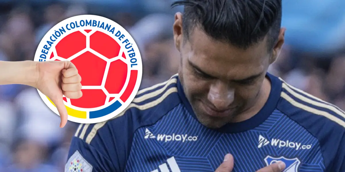 ¿Debería retirarse? El jugador de Colombia que lamenta el fichaje de Falcao por Millonarios y pone en duda su futuro. Foto: MFC y Escudoteca