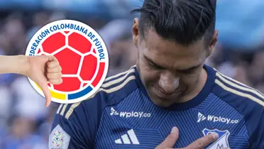 ¿Debería retirarse? El jugador de Colombia que lamenta el fichaje de Falcao por Millonarios y pone en duda su futuro. Foto: MFC y Escudoteca