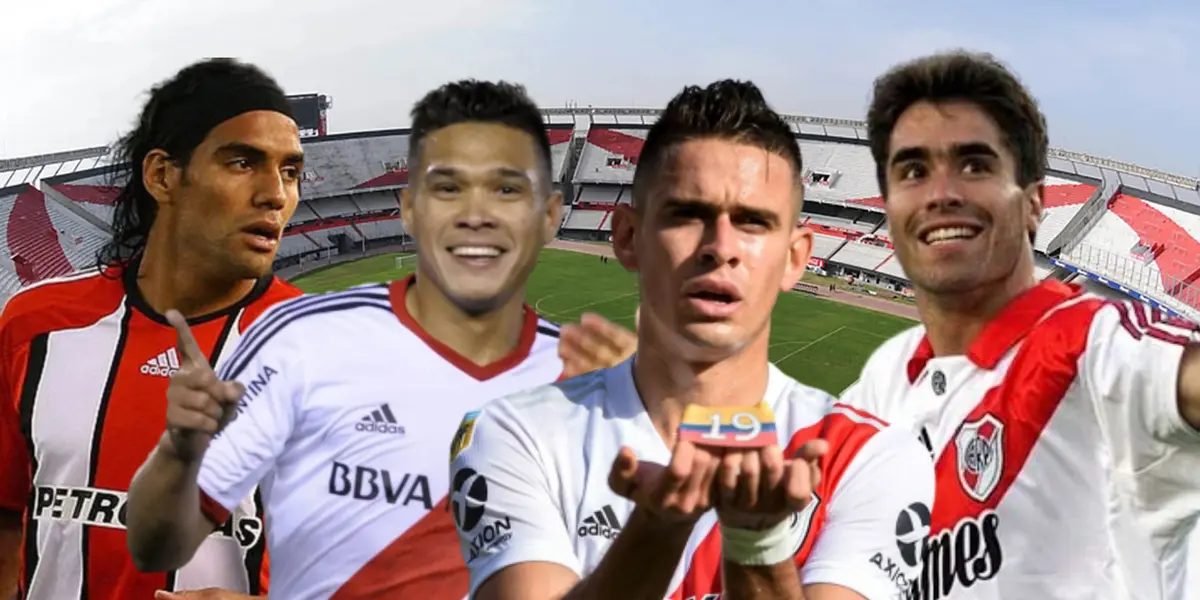 Delanteros colombianos que triunfaron en River Plate.