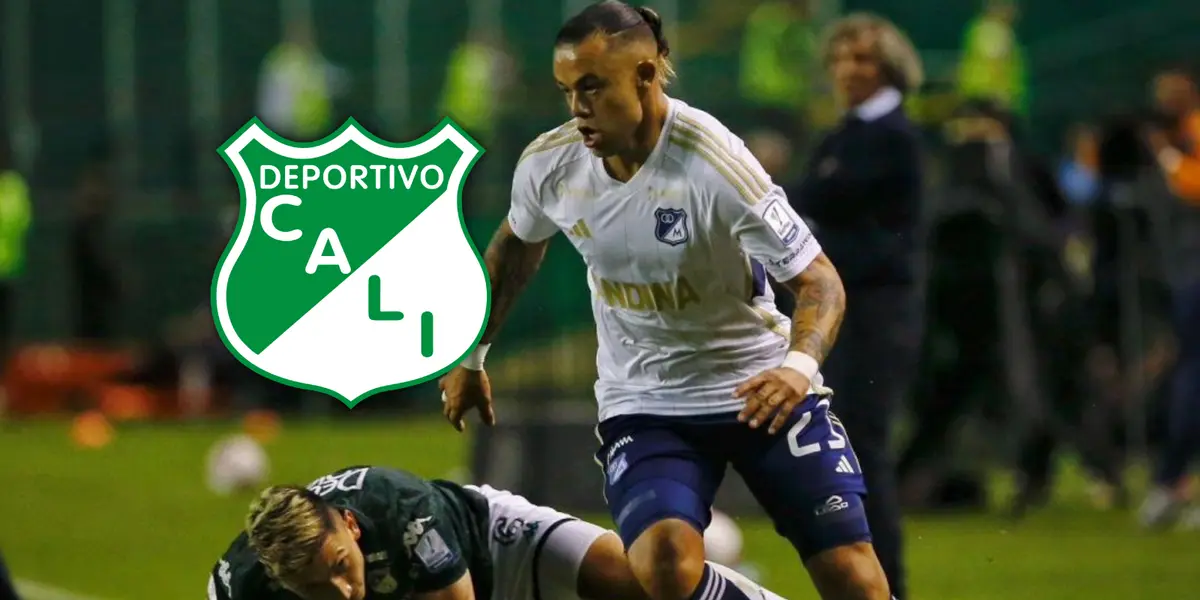 Deportivo Cali vs Millonarios Foto: El Tiempo y Escudoteca PN