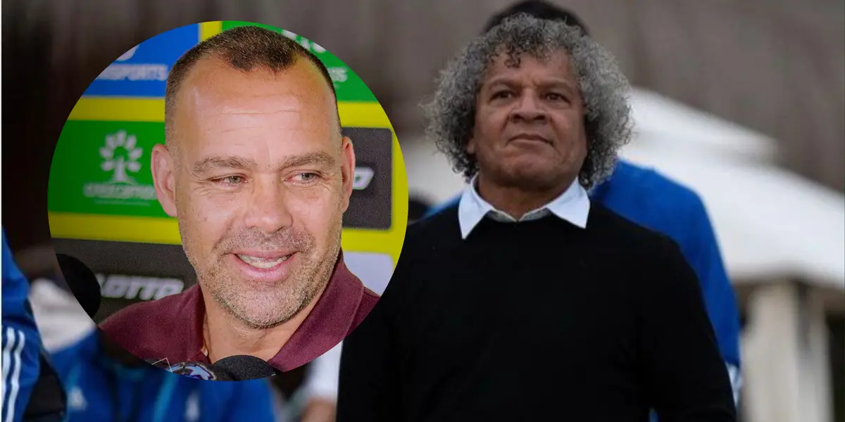 Dudamel y Gamero. Foto: redes de Bucaramanga y Millonarios