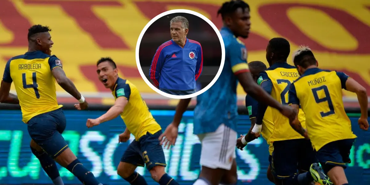 Ecuador vs Colombia Foto: ESPN y Antena 2