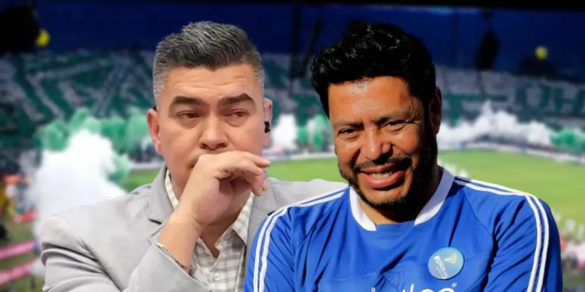 Eduardo Luis y René Higuita.