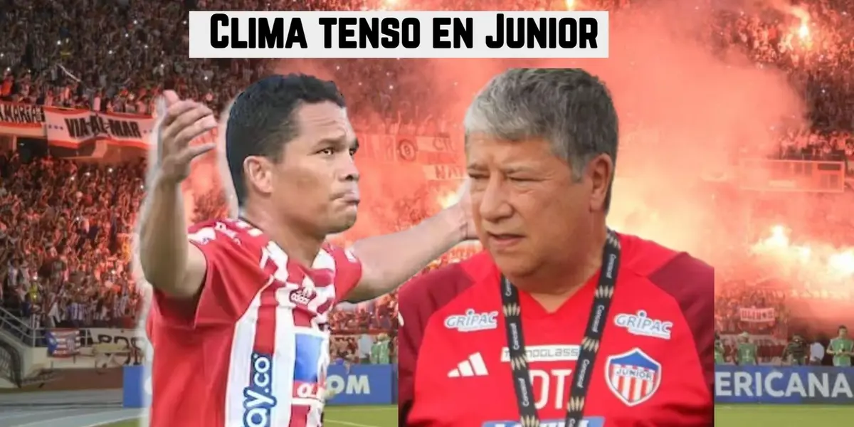 El ambiente en la plantilla de Junior empeora con el paso de los días y el delantero colombiano así lo demuestra.