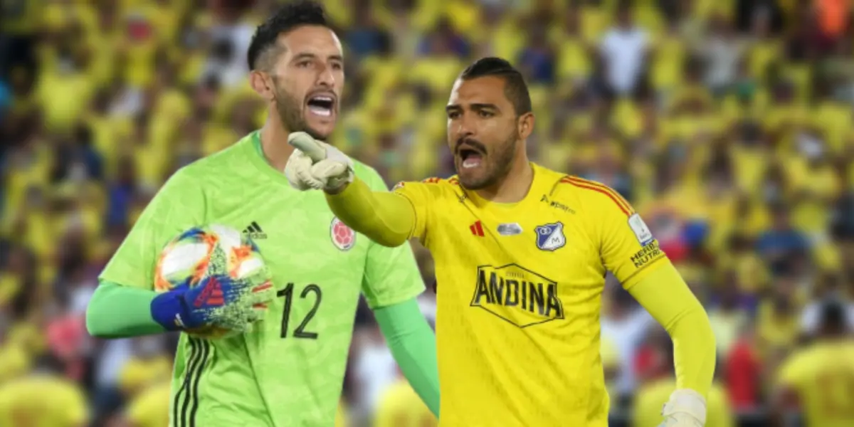 El arquero del Atlas de México le saca ventaja en algo al golero de Millonarios.